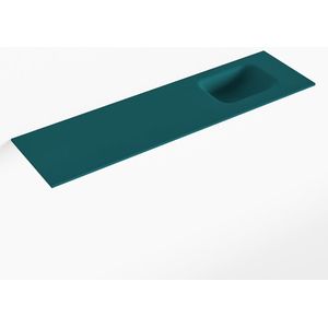 MONDIAZ LEX Smag solid surface inleg wastafel voor toiletmeubel 110cm. Positie wasbak rechts