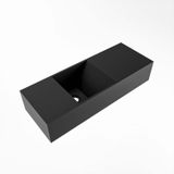 Fontein mondiaz tyne 60 cm solid surface positie links zonder kraangat urban