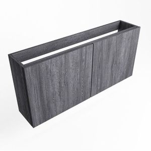 Mondiaz FOWY fonteinonderkast - 110x22x50cm - 2 deuren - push to open - softclose - Antracite FOWYTO110Ant2D