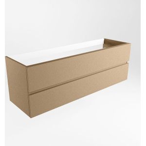 Mondiaz VICA wastafelonderkast - 150x45x50cm - 2 lades - uitsparing rechts - softclose - Oro M73134Oro