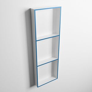 Mondiaz Easy nis 90x30x8cm 3 vakken jeans/talc