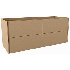 Mondiaz TENCE wastafelonderkast - 120x45x50cm - 4 lades - uitsparing rechts - push to open - softclose - Oro M37149Oro