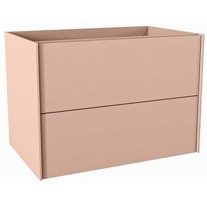 Mondiaz TENCE wastafelonderkast - 70x45x50cm - 2 lades - push to open - softclose - Rosee M37164Rosee