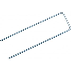 Gronddoekpennen pakket | Inhoud pakket | 50 stuks 3mm 5x20 cm | 50 stuks 3mm 3x30 cm | Gegalvaniseerd | Gepunte uiteinde | Professioneel |