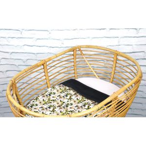 Wallabiezzz Baby deken Wiegdeken 75x90cm - Bloesem