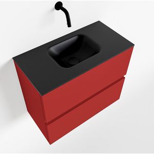 MONDIAZ ADA 60cm toiletmeubel fire. LEX wastafel urban midden zonder kraangat