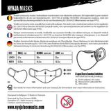NYNJA Comfort Face Mask Beige SMALL (KIDS)  |Herbruikbaar & wasbaar