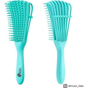 Anti-klit Haarborstel | Detangler brush | Detangling brush | Kam voor Krullen | Kroes haar borstel | Groen