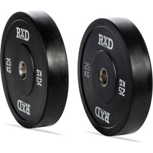 RXDGear - Bumper plate 25kg Olympische halterschijf