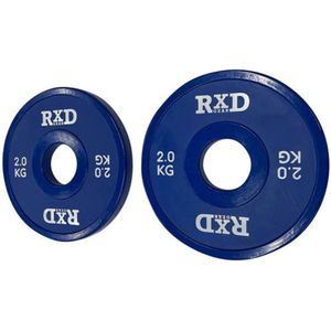 RXDGear - Color fractional plate set 50mm 2.0kg gewicht schijven