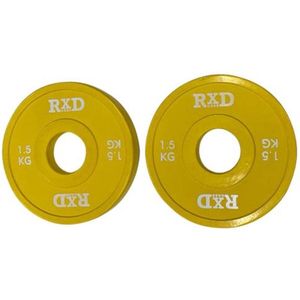 RXDGear - Color fractional plate set 50mm 1.5kg halterschijven