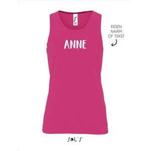 Cadeautip! Dames sportshirt / hemd bedrukt met eigen tekst of naam