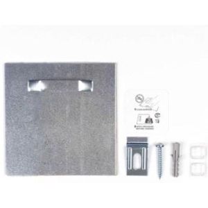 Extra sterke ophangplaat ophangsysteem met 6 kilo draagkracht voor dibond, plexiglas of metaal of aluminium – Dibond hanger – Foto hanger – Foto ophangsysteem zelfklevend