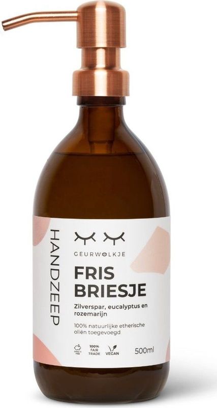 Geurwolkje® Handzeep (roze) - Fris briesje - 500 ml