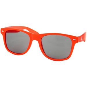 Heren Zonnebril - Dames Zonnebril - Gekleurde Zonnebril - Oranje - Koningsdag - Zwart Glas - UV400