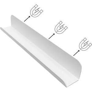 Whiteboard 80x110 cm - zwart frame - magnetisch - magneetbord