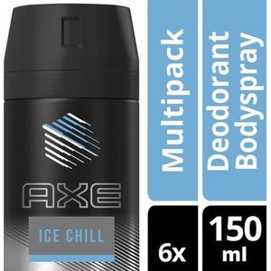 Axe Deospray – Ice Chill 150 ml - 6 stuks