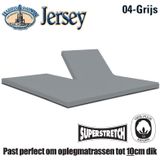 Split Jersey Grijs 180x210/220cm