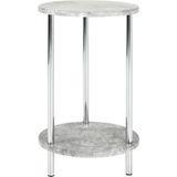 Zuiltafel Betonlook rond 50cm hoog