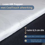 Soft Sense Koudschuim Topper | Met split| 6,5cm dik| CoolTouch Comfort-foam Topdek matras 180x220cm split topper