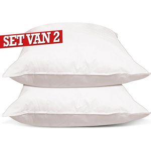 Kussen Slopenset 60x70cm Wit