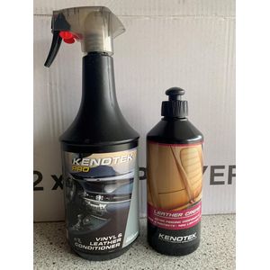 Kenotek Vinyl &  Leather Conditioner EN Leathercreme - Voordeelverpakking