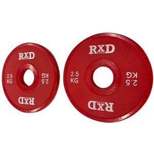 RXDGear - Color fractional plate set 50mm 2.5kg Halterschijven