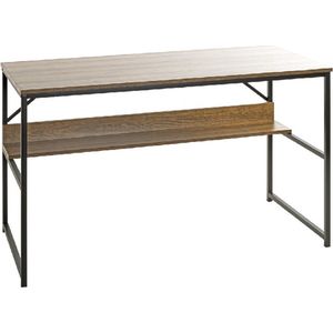 HakuShop Bureau | Eiken Spaanplaat | Stalen buisframe | Onderblad | 120x60x74