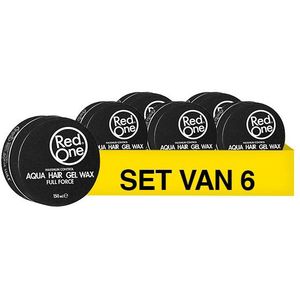6x RedOne Haarwax – Aqua Hair Wax Zwart