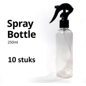 MAUS Sprayflacon leeg - 10 stuks 250 ml spray bottle - Compacte verstuiver spray flesjes