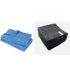 MAUS Set prof auto poetsdoeken - Car detailing cloths 5x exterieur 5x interieur combipack