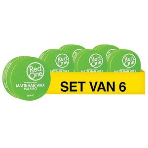 6x RedOne Haarwax – Matt Hair Wax Green