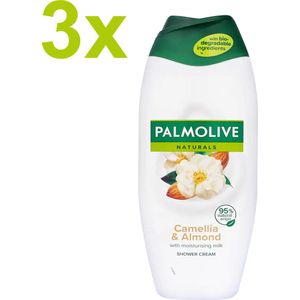 Palmolive - Naturals - Camellia Oil & Almond - Douchemelk/Douchegel - 3x 500ml - Voordeelverpakking
