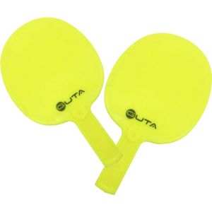 Guta Tafeltennis Set Pingpong Batjes Set 2 stuks GEEL