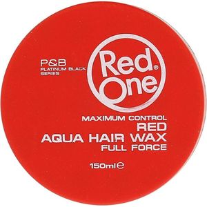Haarwax - Red Aqua - Transparant - 6 x 150 ml