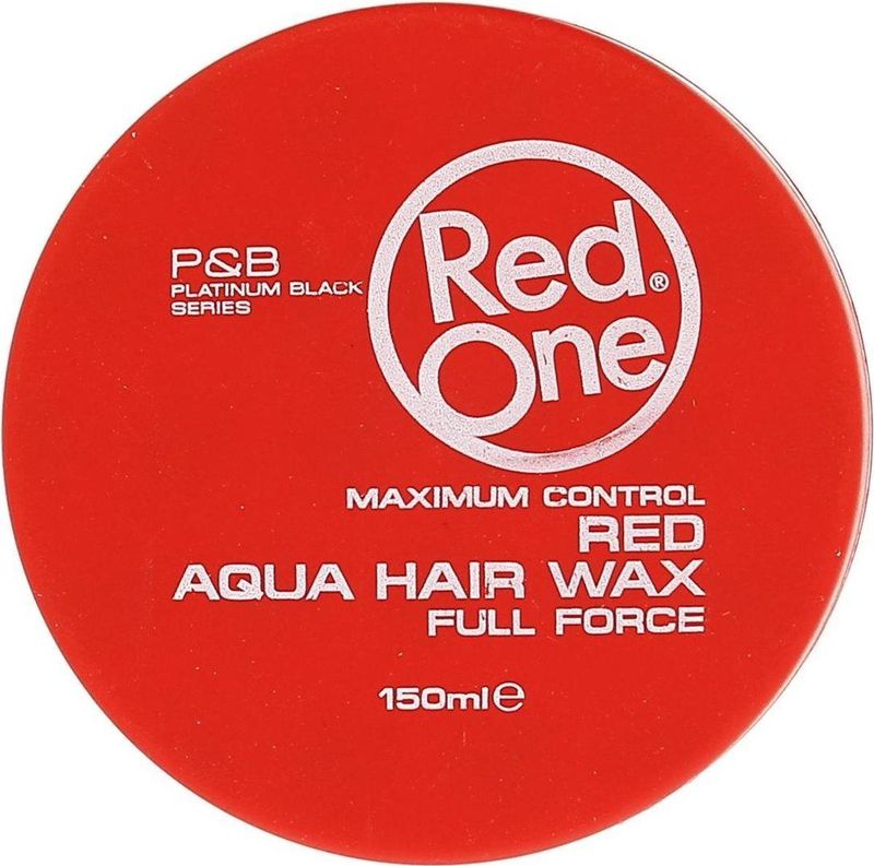 Haarwax - Red Aqua - Transparant - 6 x 150 ml