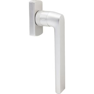 Slotman Solutions Draaikiep greep met sleutelvrij draaislot kleur zilver - Perfecte raamkruk voor kantelraam en deur