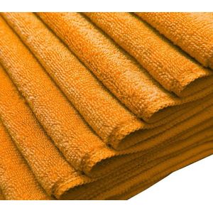 MAUS microvezeldoekjes auto oranje 10 stuks - Professional car detailing cloths