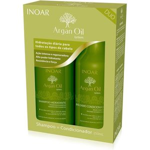 Inoar - Argan Oil Keratine Treatment - Shampoo & Conditioner - 2x250ml