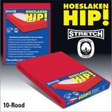 Hip! | 100% katoenen Jersey hoeslaken tot 30cm | Perfecte pasvorm | Stretch | Rood 160/180x200cm Lits-Jumeaux