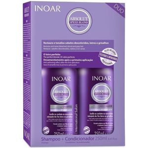 INOAR Duo Shampoing Après-shampoing SPEED BLOND