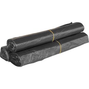 Vuilniszak afvalzak pedaalemmerzak - HDPE Zwart 50 x 55cm T10 - 3 x 50 stuks