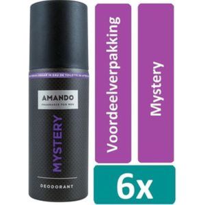 Amando Deospray Men – Mystery - 6 stuks