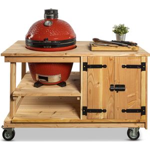 Douglas tafel met kast + Kamado Joe Classic of Big Joe - Kamado Joe Classic 2