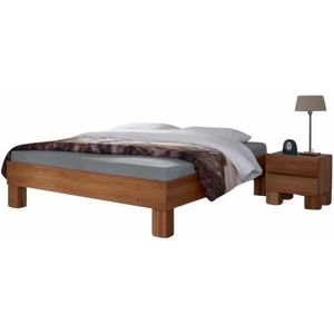Bed Box Wonen - Massief eiken houten bed Sliven Premium - 180x200 - Natuur geolied