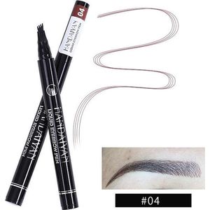 Joya Beauty® Microblading Eyebrow Tattoo Pen | Waterproof Tattoo Wenkbrauw Pen |Wenkbrauwpen | Kleur 4: Bruin