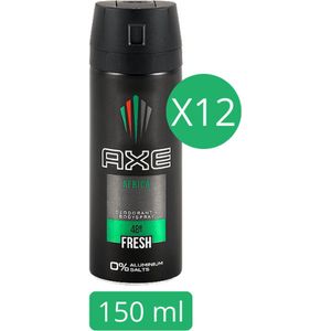 Axe Africa Bodyspray Deodorant (Voordeelverpakking) - 12 x 150 ml
