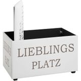 Hocker met deksel Wit Lieblings Platz