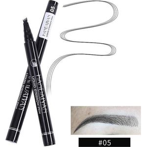 Handaiyan Microblading Eyebrow Tattoo Pen | Waterproof Tattoo Wenkbrauw Pen |Wenkbrauwpen | Kleur 5: Zwart