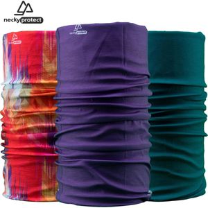 Necky Protect 3-pack Nekwarmer - Sjaal - Bandana - Fiets - Sport - Wintersport - Heren - Dames